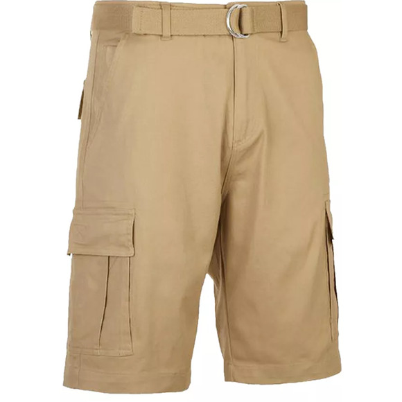 Blu Rock Men's Flex Stretch Cargo Shorts Khaki Size 42 - Picture 1 of 5
